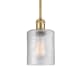 A thumbnail of the Innovations Lighting 516-1S-8-5 Cobbleskill Pendant Clear / Satin Gold