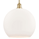 A thumbnail of the Innovations Lighting 516-1S-17-14 Athens Pendant Satin Gold / Matte White