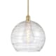 A thumbnail of the Innovations Lighting 516-1S-15-14 Athens Pendant Satin Gold / Clear Deco Swirl