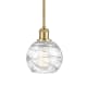 A thumbnail of the Innovations Lighting 516-1S-8-6 Athens Pendant Clear Deco Swirl / Satin Gold