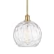 A thumbnail of the Innovations Lighting 516-1S-13-10 Athens Pendant Satin Gold / Clear Water Glass