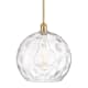 A thumbnail of the Innovations Lighting 516-1S-15-14 Athens Pendant Satin Gold / Clear Water Glass