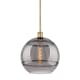 A thumbnail of the Innovations Lighting 516-1S-14-12 Rochester Pendant Satin Gold / Light Smoke