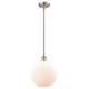 A thumbnail of the Innovations Lighting 516-1S Large Athens Brushed Satin Nickel / Matte White