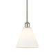 A thumbnail of the Innovations Lighting 516-1S-10-8 Berkshire Pendant Brushed Satin Nickel / Matte White