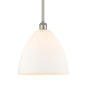 A thumbnail of the Innovations Lighting 516-1S-13-12 Bristol Pendant Brushed Satin Nickel / Matte White