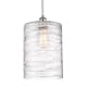 A thumbnail of the Innovations Lighting 516-1S-14-9-L Cobbleskill Pendant Deco Swirl / White and Polished Chrome