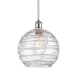 A thumbnail of the Innovations Lighting 516-1S-13-10 Athens Pendant Clear Deco Swirl / White and Polished Chrome