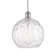 A thumbnail of the Innovations Lighting 516-1S-13-10 Athens Pendant White and Polished Chrome / Clear Water Glass