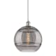 A thumbnail of the Innovations Lighting 516-1S-14-12 Rochester Pendant White Polished Chrome / Light Smoke