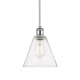 A thumbnail of the Innovations Lighting 516-1S-10-8 Berkshire Pendant White and Polished Chrome / Seedy