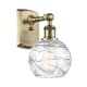 A thumbnail of the Innovations Lighting 516-1W-11-6 Athens Sconce Antique Brass / Clear Deco Swirl