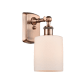 A thumbnail of the Innovations Lighting 516-1W Cobbleskill Antique Copper / Matte White
