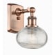 A thumbnail of the Innovations Lighting 516-1W-8-6 Ithaca Sconce Antique Copper / Clear Ithaca