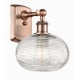 A thumbnail of the Innovations Lighting 516-1W-10-8 Ithaca Sconce Antique Copper / Clear Ithaca