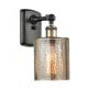 A thumbnail of the Innovations Lighting 516-1W Cobbleskill Black Antique Brass / Mercury
