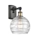 A thumbnail of the Innovations Lighting 516-1W Deco Swirl Black Antique Brass / Clear