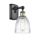 A thumbnail of the Innovations Lighting 516-1W Brookfield Black Antique Brass / Clear
