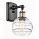 A thumbnail of the Innovations Lighting 516-1W-9-6 Rochester Sconce Black Antique Brass / Clear