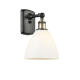 A thumbnail of the Innovations Lighting 516-1W-12-8 Bristol Sconce Black Antique Brass / Matte White