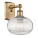 A thumbnail of the Innovations Lighting 516-1W-10-8 Ithaca Sconce Brushed Brass / Clear Ithaca