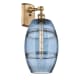 A thumbnail of the Innovations Lighting 516-1W-11-8 Vaz Sconce Brushed Brass / Princess Blue