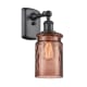 A thumbnail of the Innovations Lighting 516-1W Candor Matte Black / Toffee Waterglass