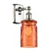 A thumbnail of the Innovations Lighting 516-1W Candor Polished Nickel / Turmeric Waterglass