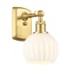 A thumbnail of the Innovations Lighting 516-1W-9-6 White Venetian Sconce Satin Gold / White Venetian