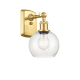 A thumbnail of the Innovations Lighting 516-1W-10-6 Athens Sconce Satin Gold / Seedy