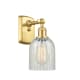 A thumbnail of the Innovations Lighting 516-1W-12-5 Caledonia Sconce Satin Gold / Mouchette