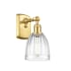 A thumbnail of the Innovations Lighting 516-1W-9-6 Brookfield Sconce Satin Gold / Clear