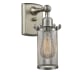 A thumbnail of the Innovations Lighting 516-1W Bleecker Brushed Satin Nickel / Mesh Cylinder