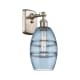 A thumbnail of the Innovations Lighting 516-1W-10-6 Vaz Sconce Brushed Satin Nickel / Princess Blue