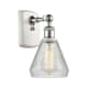 A thumbnail of the Innovations Lighting 516-1W Conesus White and Polished Chrome / Clear Crackle