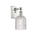 A thumbnail of the Innovations Lighting 516-1W-10-5 Bridal Veil Sconce White Polished Chrome / Clear