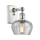 A thumbnail of the Innovations Lighting 516-1W Fenton White and Polished Chrome / Clear