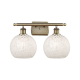 A thumbnail of the Innovations Lighting 516-2W-11-18 White Mouchette Vanity Alternate Image