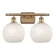 A thumbnail of the Innovations Lighting 516-2W-11-18 White Mouchette Vanity Alternate Image