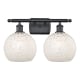 A thumbnail of the Innovations Lighting 516-2W-11-18 White Mouchette Vanity Alternate Image