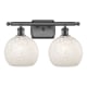 A thumbnail of the Innovations Lighting 516-2W-11-18 White Mouchette Vanity Alternate Image