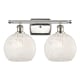 A thumbnail of the Innovations Lighting 516-2W-11-18 White Mouchette Vanity Alternate Image