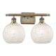 A thumbnail of the Innovations Lighting 516-2W-9-16 White Mouchette Vanity Alternate Image