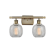 A thumbnail of the Innovations Lighting 516-2W-11-16 Belfast Vanity Clear Crackle / Antique Brass