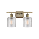 A thumbnail of the Innovations Lighting 516-2W-9-16 Cobbleskill Vanity Clear / Antique Brass