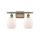 A thumbnail of the Innovations Lighting 516-2W-12-16 Eaton Vanity Matte White / Antique Brass