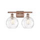 A thumbnail of the Innovations Lighting 516-2W-13-18 Athens Vanity Antique Copper / Clear Water Glass