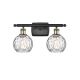 A thumbnail of the Innovations Lighting 516-2W-11-16 Athens Vanity Black Antique Brass / Clear Water Glass