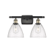 A thumbnail of the Innovations Lighting 516-2W-12-18 Bristol Vanity Black Antique Brass / Seedy