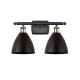 A thumbnail of the Innovations Lighting 516-2W-11-18 Bristol Vanity Black Antique Brass / Matte Black